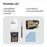 Rangefinder Hunting Laser Range Finder Camo 900 Yards Waterproof Archery Rangefinders, 6X Magnification AILEMON