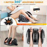 CARESKYpro Shiatsu Foot Massager with Heat, 3-Heating for Circulation and Pain Relief, Deep Kneading Rolling for Calf-Feet-Arm Relaxation, Plantar Fasciitis, Neuropathy