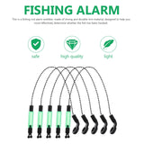 Toddmomy 3pcs Fishing Alarm Fishing Accessories Carp Bite Indicator Hanger Rack