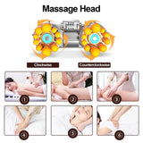 Electric Heated Full Body Massage Mat with 9 Adjustable Modes & Timer, Relaxing Massage Mattress for Back, Neck & Leg Relief, Perfect for Home & Office (Grey)
