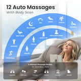Titan 4D Endor l Full Body Massage Chair l 4D Massage Roller l SL Track l 3 Stage Zero Gravity Reclining l Vertebral Massage l Soothing Lumbar Heating l Bluetooth Speakers (Black)