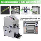 Electric Sugarcane Juicer Sugarcane Juice Extractor 3 Stainless Steel Rollers Sugarcane Ginger Sweet Sorghum Juice Press Machine Commercial Sugarcane Press Mill Machine 110V INTBUYING