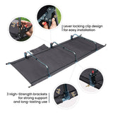 ONETIGRIS SUPRAGRIS Camping Cot, Support Up to 400lbs, Lightweight Comfortable Folding Bed for Camping, Hiking, Backpacking, Travel, Car Trips, Office Nap (Gray)
