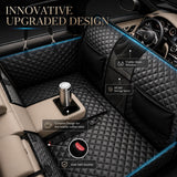 High Barrier Dog Car Seat Cover,Waterproof Back Seat Extender for Dogs,Car Seat Protector,Car Seat Cover Hard Bottom Holds 500 lbs,600D Nonslip Dog Hammock,Pet Car Bed for Cars,SUVs, Small Trucks