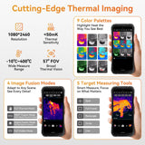 Blackview XPLORE 1 Pro AI 5G Rugged Phone Android 15(FLIR Thermal Imaging), 20000mAh 55W 36GB +256GB Rugged Smartphone Unlocked, 6.78" 2.4K 120Hz 64MP+50MP IP69K Waterproof Dual SIM NFC/OTG/WiFi