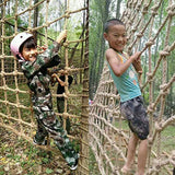Hemp Rope Safety Net for Kids & Pets, Hand-Woven Fishing & Garden Decor, Climbing Plant Support, Balcony & Stair Anti-Fall Protection Net, Durable Rope Fence Net