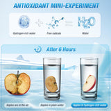 Hydrogen Water Bottle & Hydrogen Water Tablets Alternative – 2800ppb SPE/PEM Tech, 3-Min Electrolysis, Inhalable H2 for Home, Office, Fitness & Daily Hydration