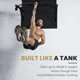 LIONSCOOL Multifunctional Wall Mounted Pull Up Bar with Pulley System (48" APART) LIONSCOOL