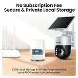 SOLIOM 4K Wireless Outdoor Solar Security Camera System, 2-Cam Kit