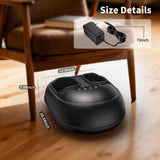 CARESKY® Foot Massager Machine with Heat, Vibration, Rolling Compression, Shiatsu Foot Massager for Plantar Fasciitis, Remote Control - for Women & Men, Relax for Home Office Use