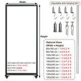 Outdoor Movable Folding Easel Stand Display Rack for Paintings