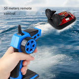 Ssccgym Remote Control Boat Hovercraft for 14Y+ Beginners RC Amphibious Watercraft 15km/h Dual Motors Walking on Ice-Land Pools Lakes 4WD Full Functions RC Sail 34CM