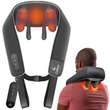 Neck Massager with Heat - 6D Deep Tissue Kneading Massage with Wireless Remote Control CuPiLo