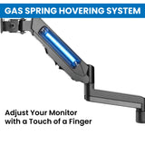 Mount-It Computer Monitor Wall Mount, Gas Spring Arm, Full Motion