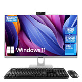 Fusion5 23.8" Full HD All in One PC Desktop Computer
