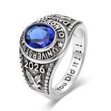 Oseew 2027 Men Custom Pattern Graduation Ring Gift Box Style2