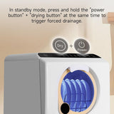 Countertop Dishwasher With Built-in Water Tank, Tabletop Dishwasher Mini Portable For Apartments and RVs, Compact Counter Dishwasher That Can Wash Baby Bottles. With Drying Function.