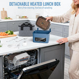 GALOKEO 2026 Upgraded Cordless Electric Lunch Box for Adults, 20,800mAh Battery-Powered Heated Lunch box, 6.3 Cup Self-Heating Lunch Box for Construction, Office & Truck