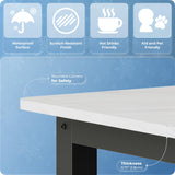 51" Home Office Desk Modern Computer Desk 51.2x23.6x29.5 inches PC Table with Thicken Frame