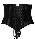 SHAPERX Women's 26 Steel Boned Corset Short Torso Heavy Duty Waist Trainer Corset for Weight Loss, SZ1934-Black-3XL