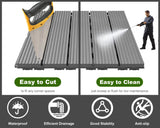PrimeZone 216 PCS Plastic Interlocking Patio Deck Tiles Outdoor All Weather