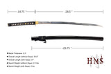 Hand Forged 1095 Carbon Steel Imperial Dragon Katana Full Tang Sword