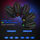 UtechSmart Venus Gaming Mouse RGB Wired, 16400 DPI High Precision Laser Programmable MMO Computer Gaming Mice