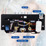 sexaoalx Tankless Water Heater, 4.74GPM 18L Tankless Water Heater Propane, Outdoor Portable Gas Hot Water Heaters with Digital Display, Fast Constant Temperature Water Heaters For Camping Trips 1 Set