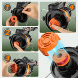 Bessport 20 Pack WA0010 Replacement Trimmer Line Spool Compatible with Worx, 0.065 inch Compatible with Worx String Trimmers (16 Line spools+4 Caps)