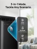 DREO Portable Air Conditioners, 12,000 BTU AC Unit for Bedroom with Drainage-free Cooling, 46dB Quiet, APP/Voice/Remote, 24h Timer with Fan & Dehumidifier, Smart Standing AC for Room Indoors, AC515S