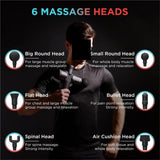 TECJHJZ Massage Gun, Deep Tissue Massage Gun Muscle Stimulator Body Massager Fascial Low Noise for Fintness Shaping
