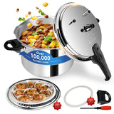 Hestroney pressure cooker 8 qt+, olla de presion,All Stovetops Induction Compatible Thickened Pressure Cooker with Spring ollas de presión para cocinar pressure cooker 8 qt