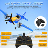 Beffkkip RC Plane 3-Channel 2.4GHZ RC Airplane, P51D Mustang Fighter with 2 Batteries, KF602 Remote Control Plane Gyroscopes Stabilization System Easy to Fly Suitable for Beginners, Kids, Adults