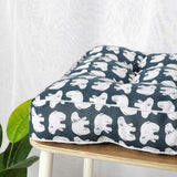HXAZGSJY Chair Cushions for Dining Chairs Bohemian Soft Patio Chair Pads Indoor Office Home Kitchen Square Dining Chair Cushion Pillow Bear 20"x20"x4"