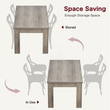 Garvee 71" Farmhouse Dining Table for 6-8 People, Rectangular Kitchen Table