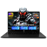 NIMO 15.6" IPS FHD-Gaming-Laptop, AMD Ryzen 7 8745HS 32GB DDR5 RAM 1TB SSD Radeon 780M Graphics (8C/16T, up to 4.9GHz) 100W Type-C Backlit Keyboard, Fingerprint USB-C 4.0 (Renewed)