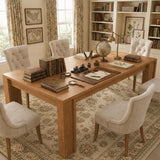 Garvee 71" Farmhouse Dining Table for 6-8 People, Rectangular Kitchen Table