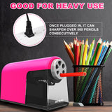 AFMAT 6 Holes Electric Pencil Sharpener and Robot Pencil Sharpener