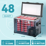 EUHOMY 12 Volt Refrigerator, 48QT Electric Cooler Powered by SECOP, Car Refrigerator -4℉~68℉, 12V