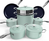 Nuwave Lux 13pc Forged Lightweight Nonstick Ceramic Cookware Set, PFAS-Free