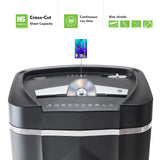 Aurora Anti-Jam 16-Sheet Crosscut Paper/CD and Credit Card Shredder