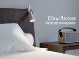 Rechargeable Battery Operated Wall Sconce Drill-Free Installation;No in-Wall Wiring Required, Dimmable LED Lights, 360° Rotation,Magnetic Light