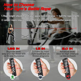 Battle Rope for Home Gym Workout - 1.5 Inch 40ft Heavy Weighted Training Exercise Ropes Fitness Equipment with Sleeve and Anchor Strap Kit for Outdoor Working Out