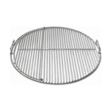 SnS Grills EasySpin Charcoal Grill Cooking Grate, 304 Stainless Steel, Large Hinged Opening, Perfect for 2-Zone Cooking, Replacement Grate Compatible with Weber & Other Grills - Fits 22” Kettles