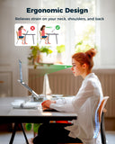 Aoviho 360° Rotating Laptop Stand for Desk | Adjustable, Foldable, Portable Aluminum Ergonomic Riser