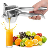 18-8 Stainless Steel Manual Juicer, 304 Food-Grade Lemon Squeezer, Deformation & Fruit Acid Resistant, Suitable for Lemons, Apples, Oranges, Pomegranates, Sugarcane, Etc.