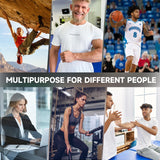 FitBeast Hand Grip Strengthener Workout Kit (5 Pack), 2 Forearm Grip Adjustable Resistance Hand Gripper, Finger Stretcher, Grip Ring & Stress Relief Grip Ball for Athletes (Black) FitBeast