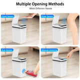 3 Pack Automatic Small Bathroom Trash Can with Lid - 2.5 Gallon Touchless Garbage Can Kssvzz
