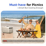 BAYKUL 5000BTU Portable Camping Tent Air Conditioner,400W Energy Use,Great for Camp,Picnics,Semi Truck,RVs,Quiet Outdoor AC,Ideal for Small Room Indoor Use and Pet Air Conditioning