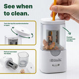 BAZIC Products Electric Pencil Sharpener for & Jumbo, 6-12 mm, 12-Case